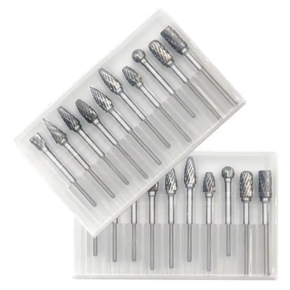 Workshop Tools For Carpentry - 10PCS Carbide Rotary Burr Set 3mm