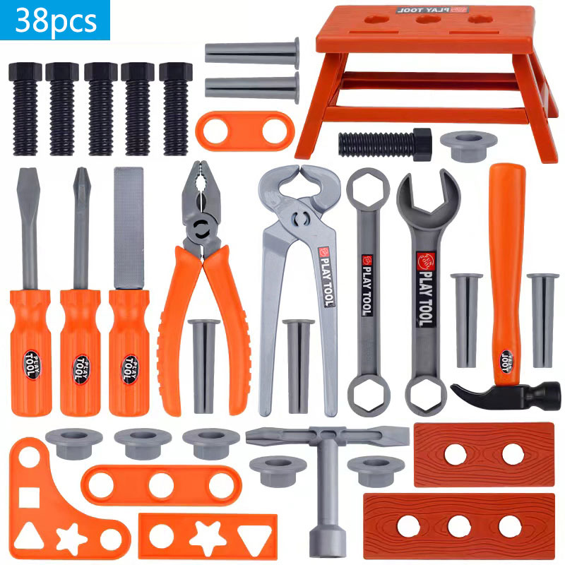38pcs/39PCS/42PCS Toy Tool Box - Tools Workshop For Kids recension och pris