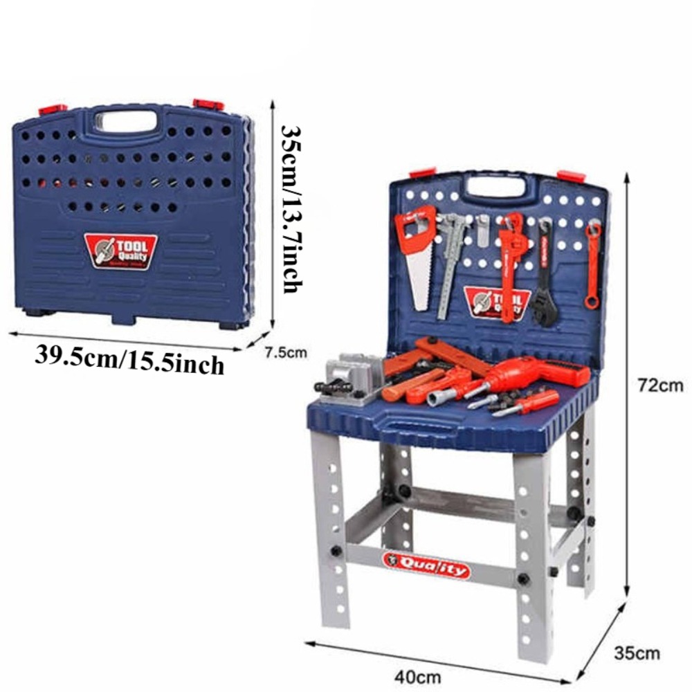Kids Toy Tool Workbench with R - Tools Workshop For Kids recension och pris