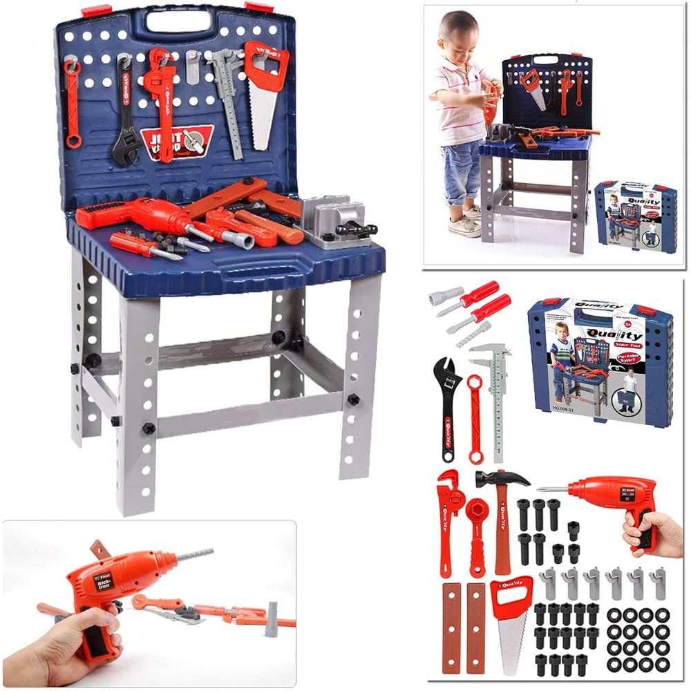 Kids Toy Tool Workbench with R - Tools Workshop For Kids recension och pris