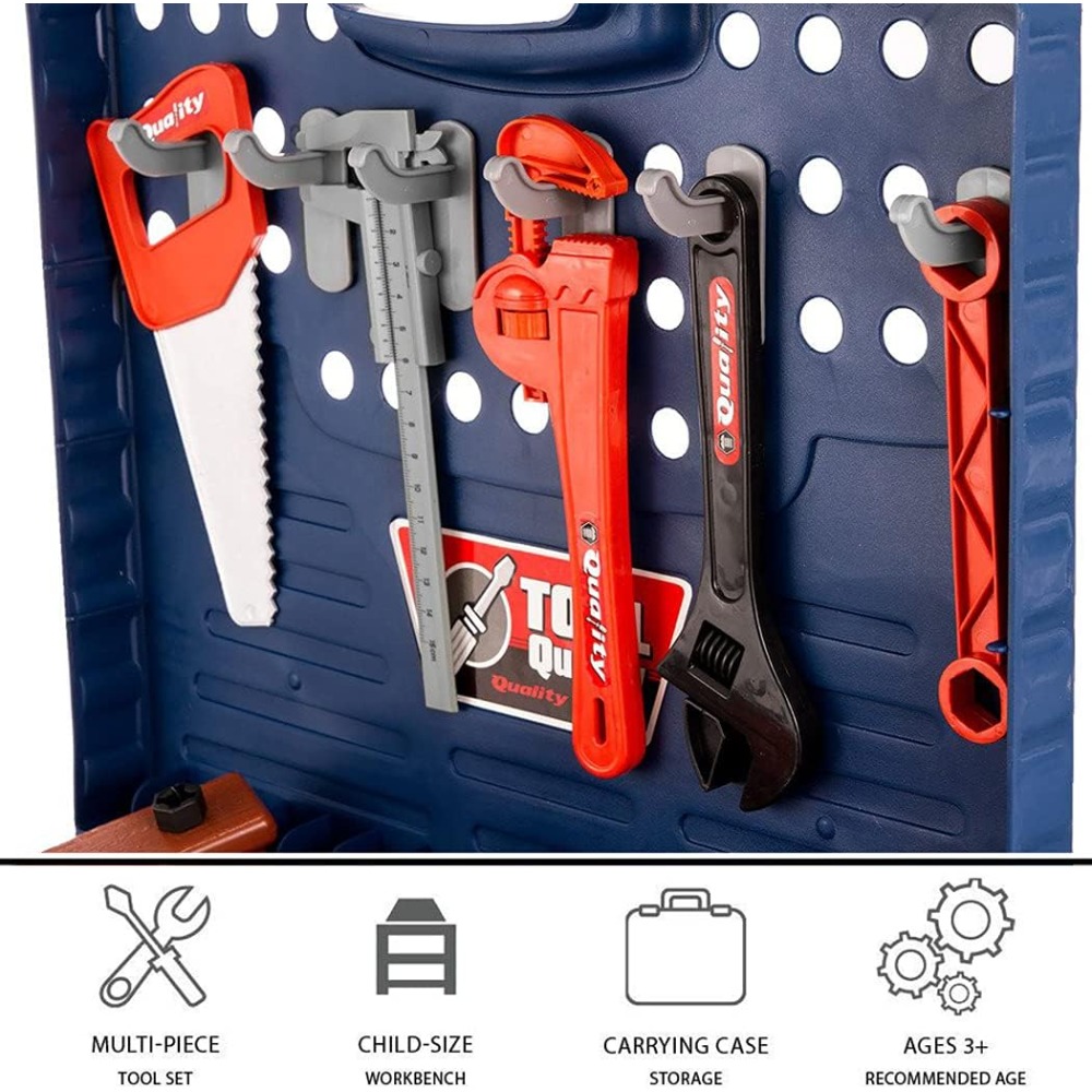 Kids Toy Tool Workbench with R - Tools Workshop For Kids recension och pris