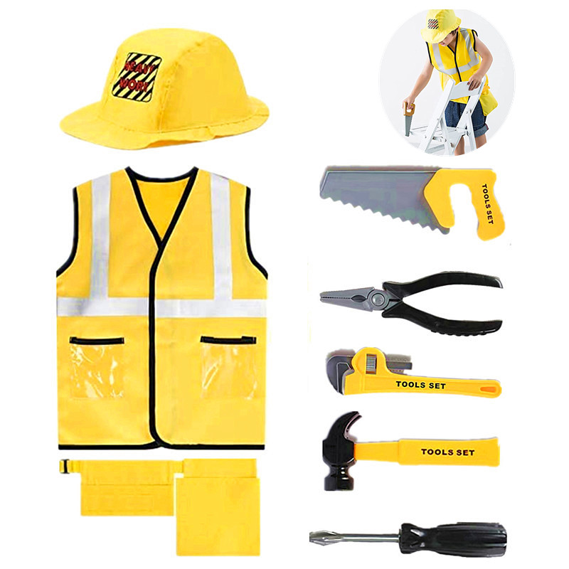 3-6Y Kids Construction Worker  - Tools Workshop For Kids recension och pris