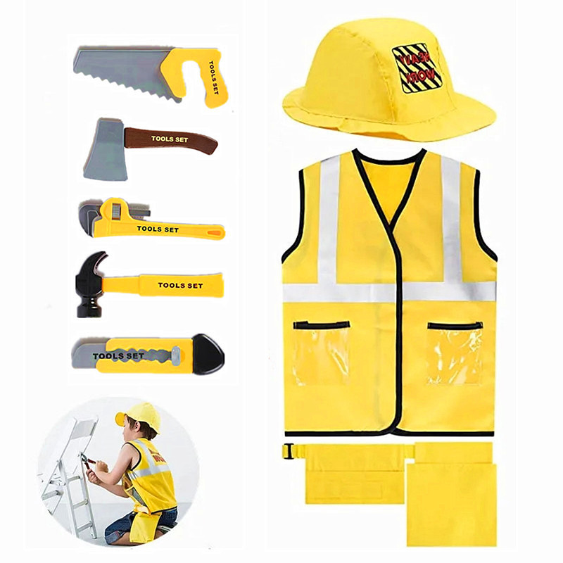 3-6Y Kids Construction Worker  - Tools Workshop For Kids recension och pris