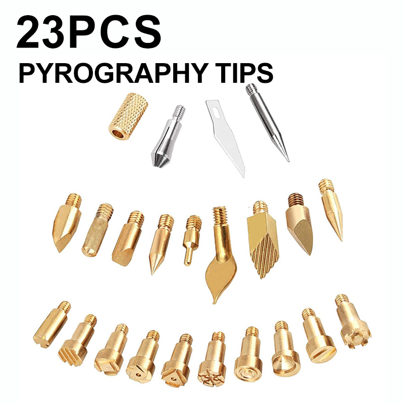 23Pcs Pyrography Tips, Wood Bu - Workshop Tools For Carpentry recension och pris