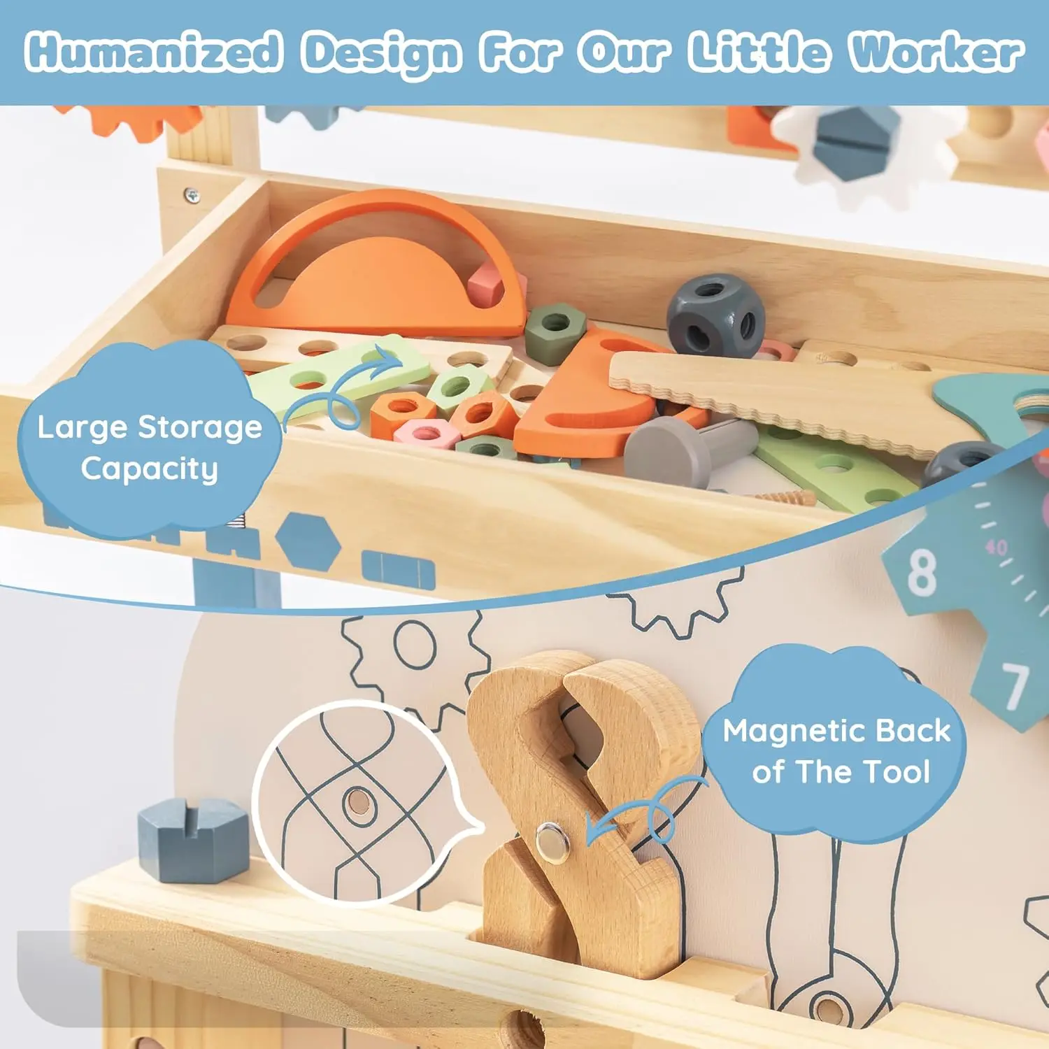 Robotime Robud Kids Tool Bench - Tools Workshop For Kids recension och pris