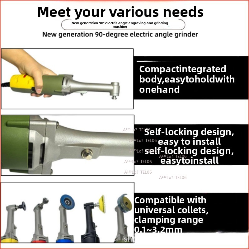 Right Angle Mini Electric Grin - Workshop Tools For Carpentry recension och pris