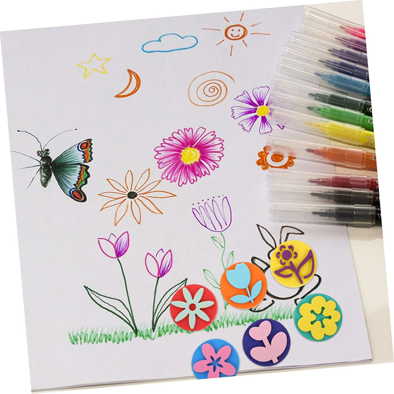 6Pcs/bag Foam Stamps for Paint - Tools Workshop For Kids recension och pris