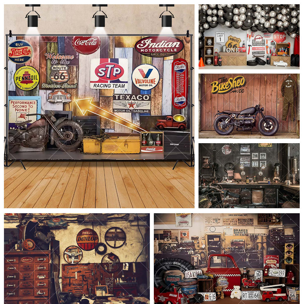 Retro Motorcycle Car Repairs G - Tools Workshop For Kids recension och pris